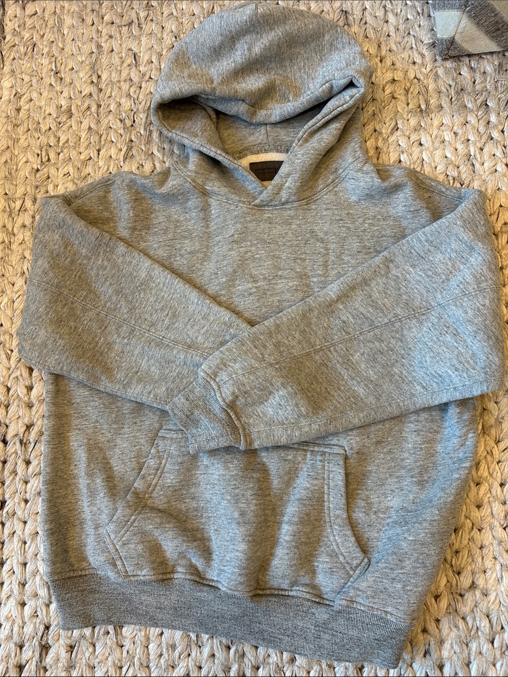 Abercrombie & Fitch Soft Essentials Heather Gray Hoodie
